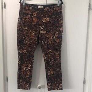 By Anthropologie Floral Patterned Pants/ Jeans 10 Women
